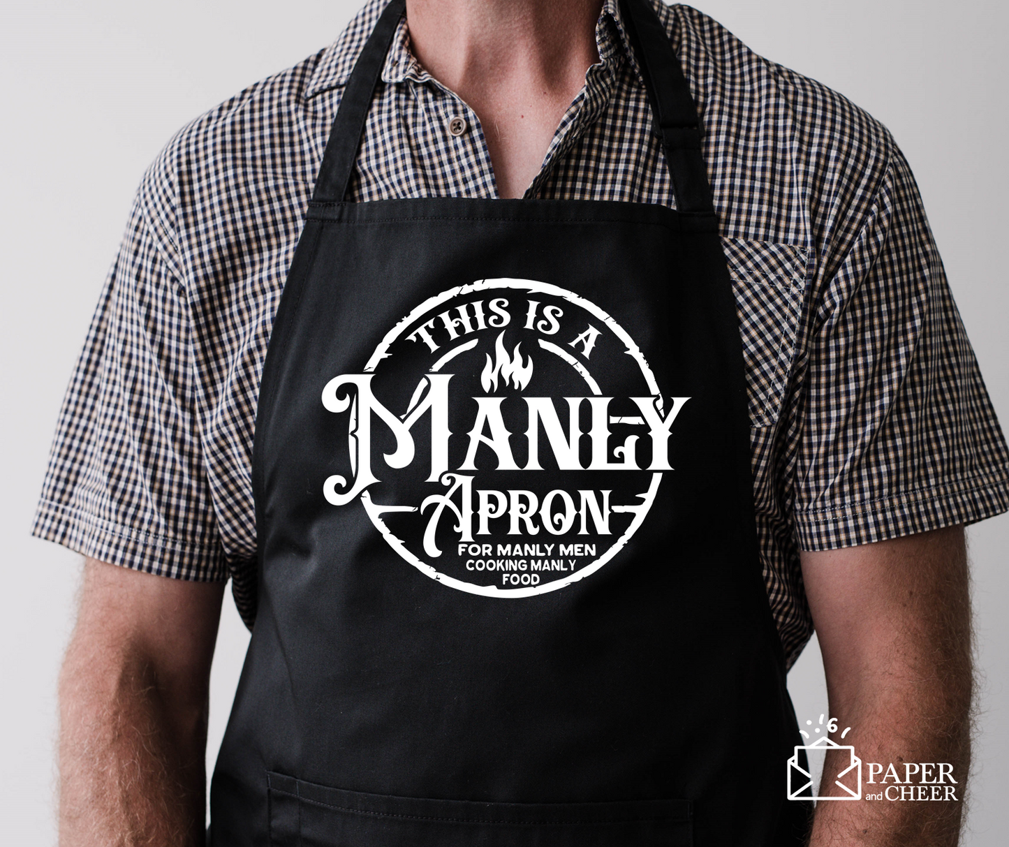Personalized Manly Apron