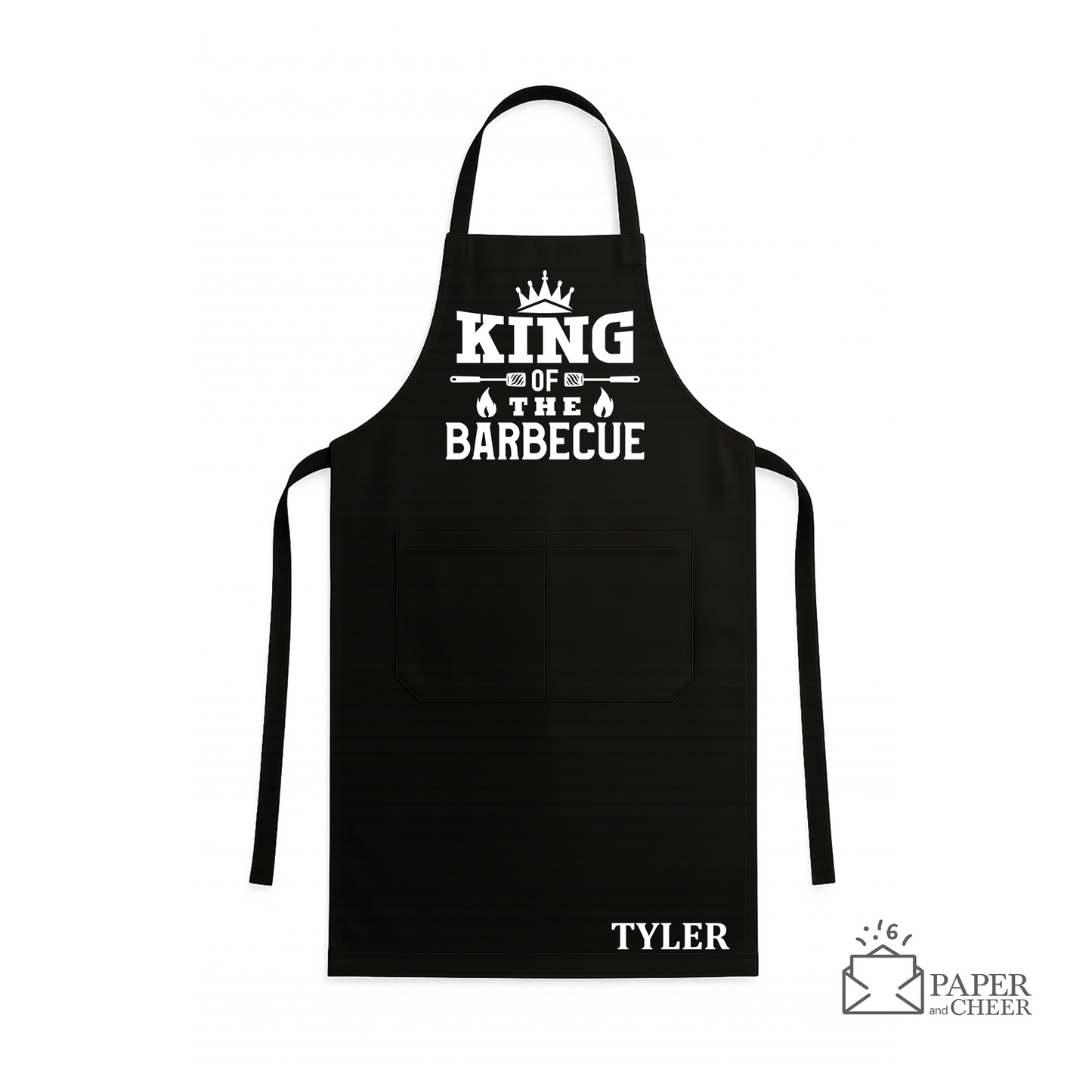 Personalized King of the Barbecue Apron