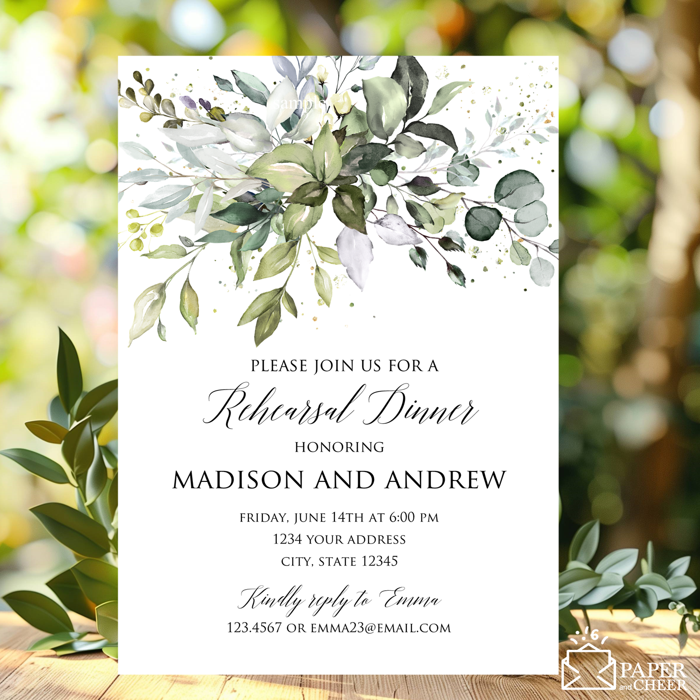 Rehearsal Dinner Invitation