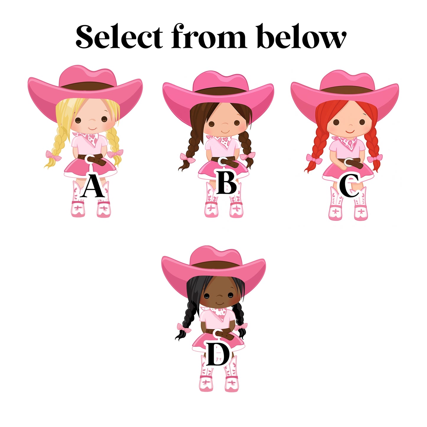 First Rodeo Birthday Invitation (Girl)