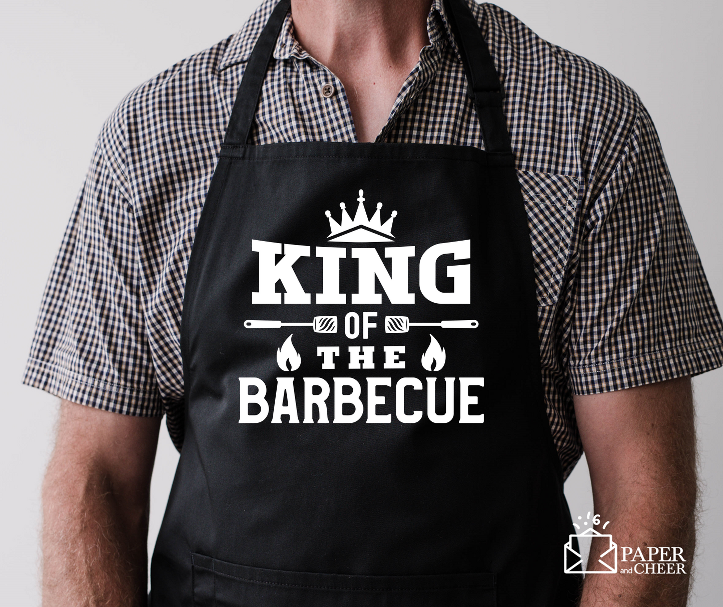 Personalized King of the Barbecue Apron