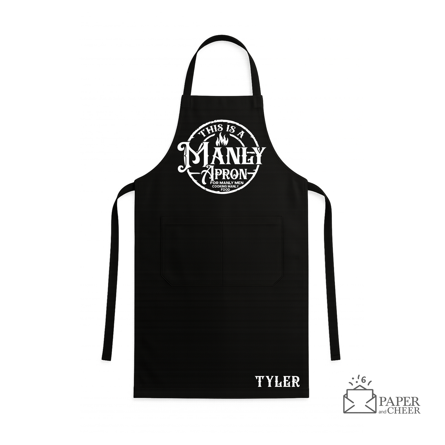 Personalized Manly Apron