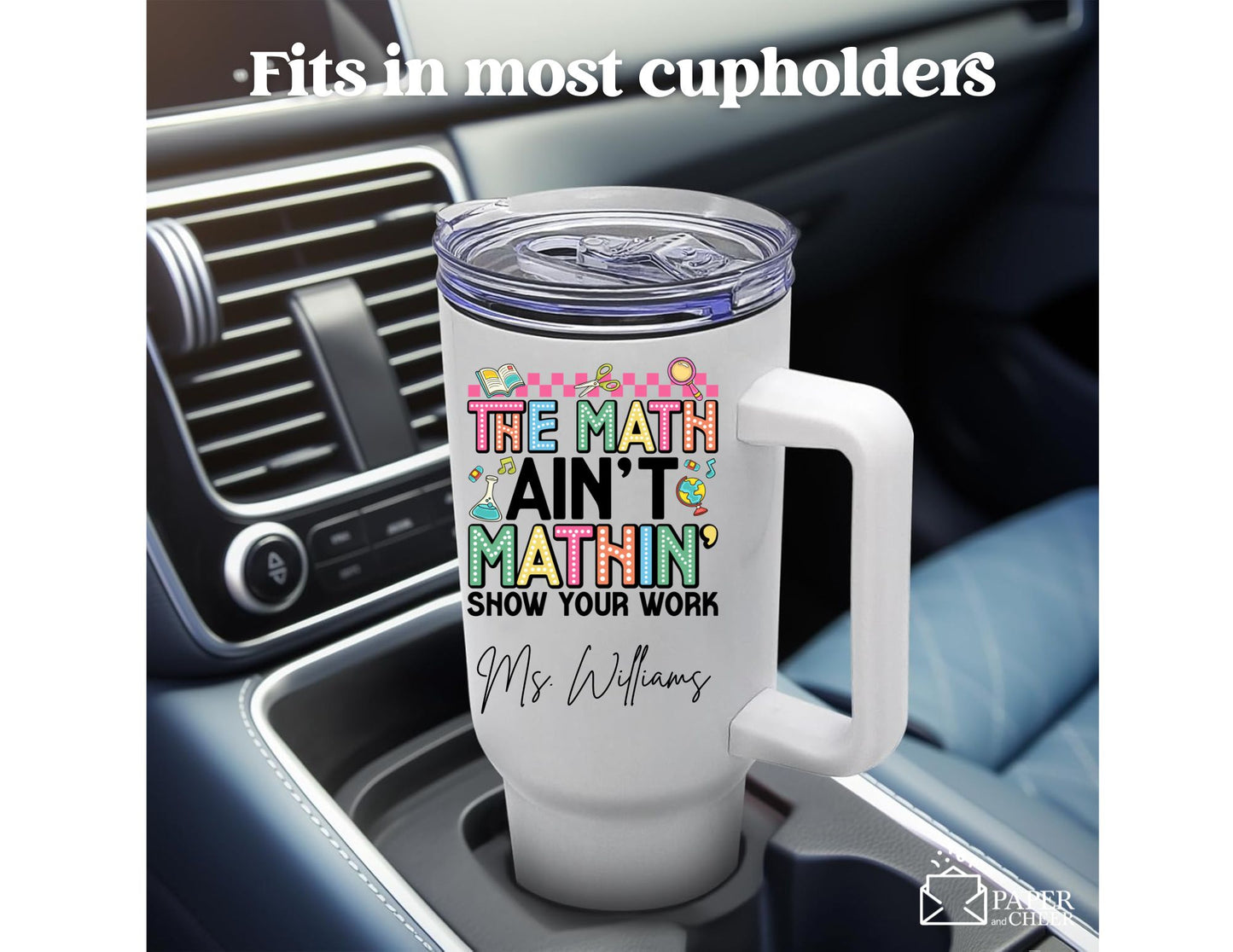 Math Teacher Tumbler (Personalized)
