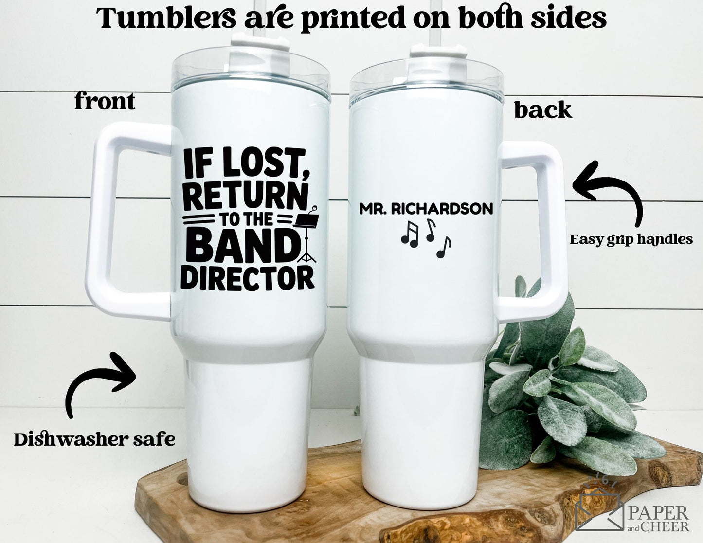 Band Director Tumbler (Personalized)