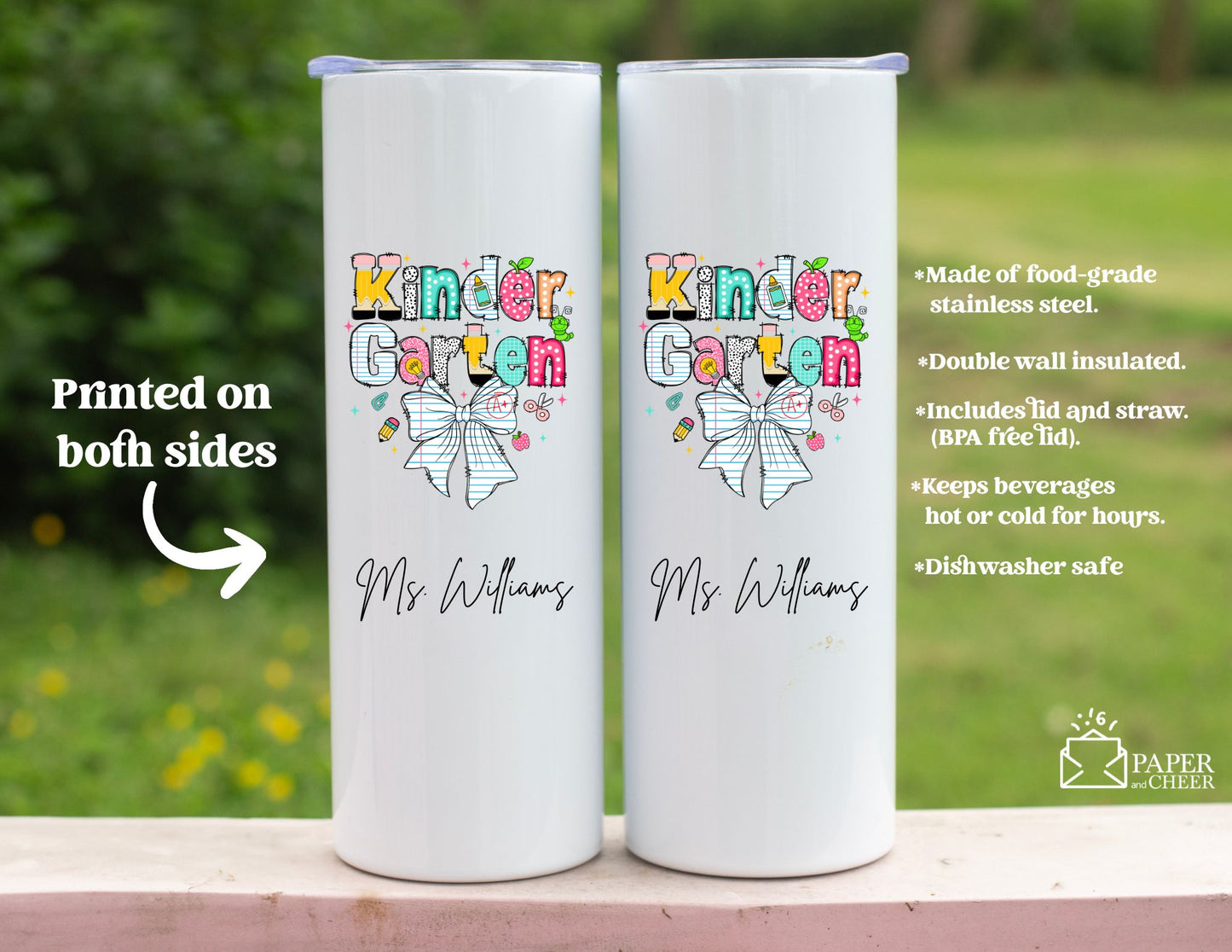 School Teacher Tumbler (Personalized)