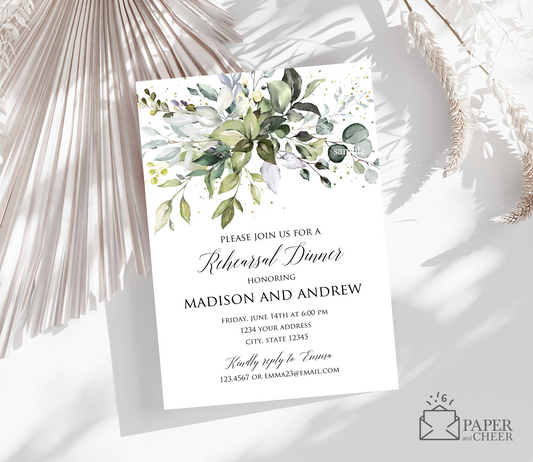 Rehearsal Dinner Invitation