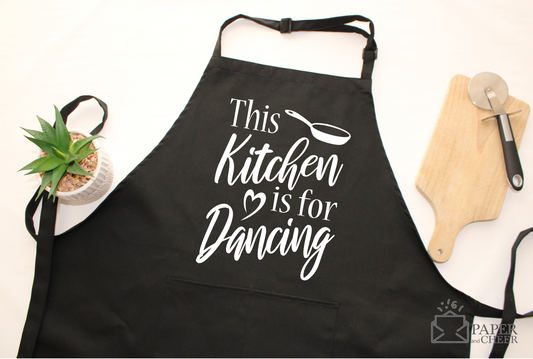 This Kitchen is for Dancing Apron (Personalized)