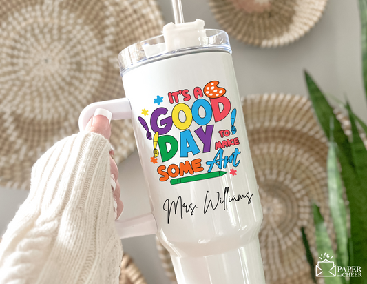 Art Teacher Tumbler (Personalized)