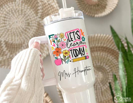 School Teacher Tumbler (Personalized)