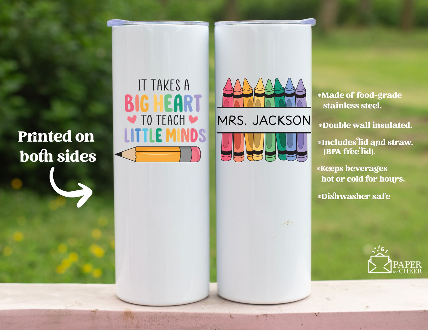 School Teacher Tumbler (Personalized)
